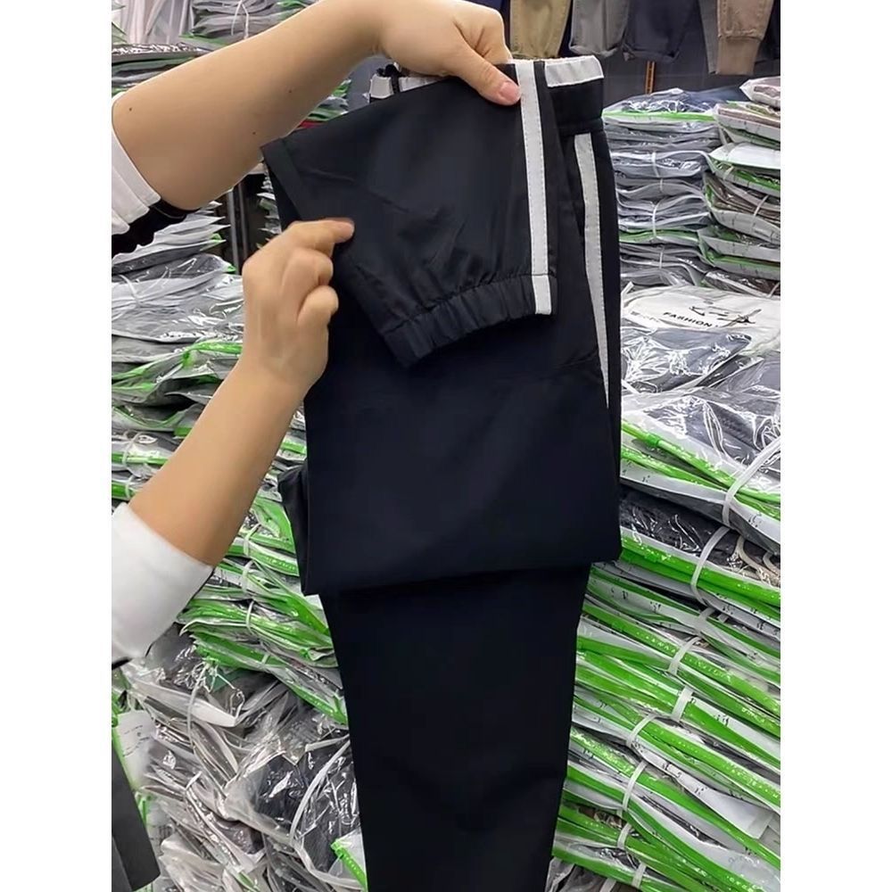 Herren Sporthose Im Colour-blocking-design Bequeme Freizeithose_voghion.com