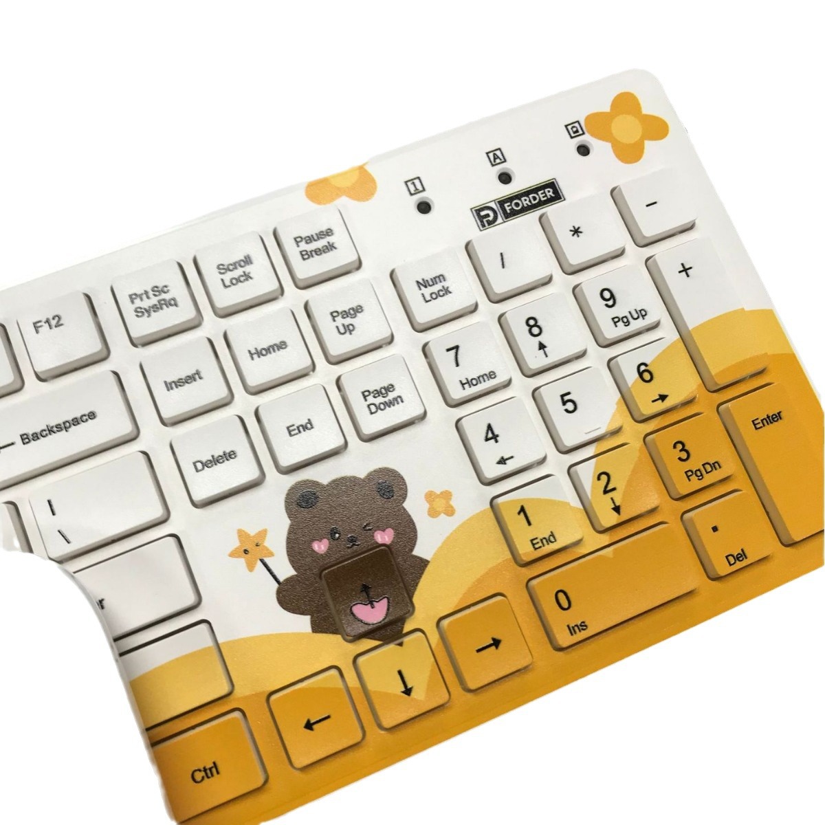 Set tastiera e mouse wireless design cartoon per ragazze_voghion.com