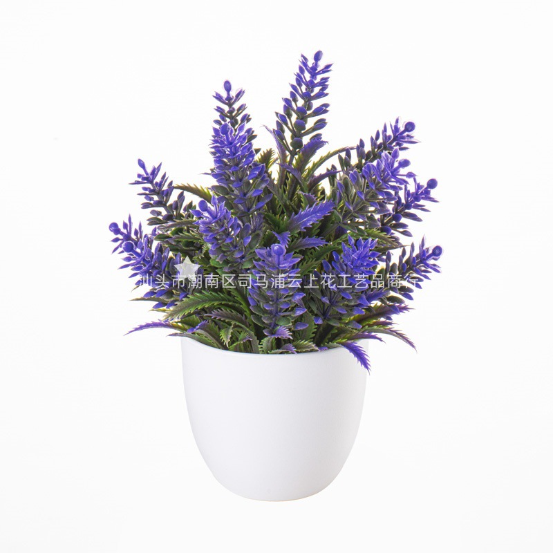 Planta Artificial en Maceta para Escritorio de Plástico, Decorativa, para Sala de Estar