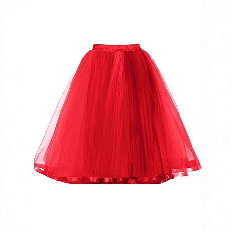 Cross-border Explosions Amazon Spelling Duoduo temu shein Explosions Adult Rainbow Long Skirt Half-length Tutu Skirt Carnival