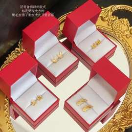 新款百搭铜合金蝴蝶耳钉时尚简约流行饰品女款耳饰仿珍珠耳针