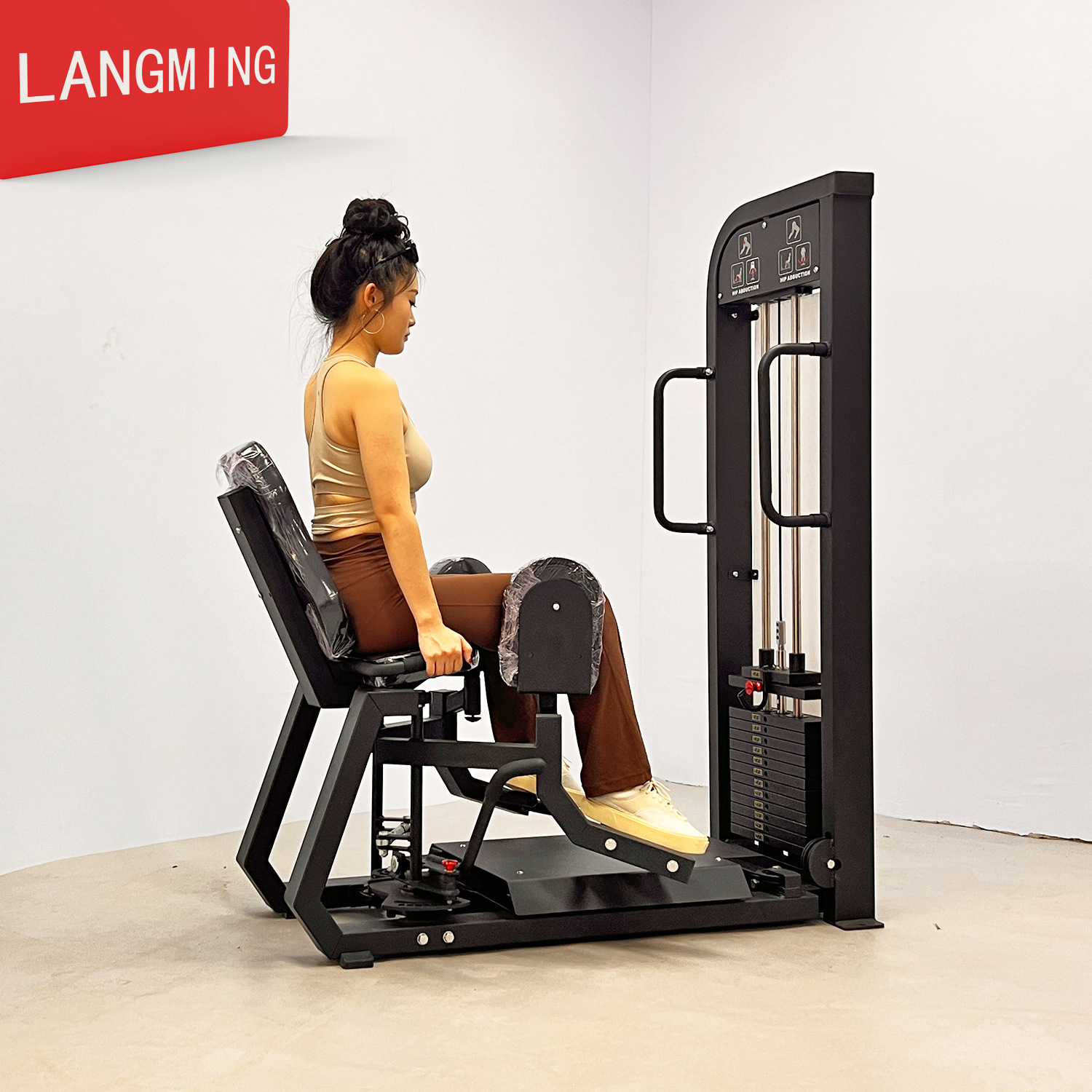 Gimnasio Hummer dispositivo muslo interno y lateral entrenador de cadera de forma femenina abducción abducción abducción máquina todo en uno