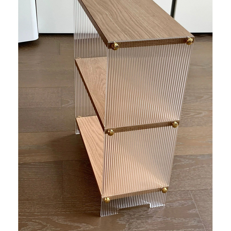 Estante de almacenamiento Estante de ordenamiento Estante de bar Estante de tazas multicapa Estante de almacenamiento de mesa Estante de tazas acrílico