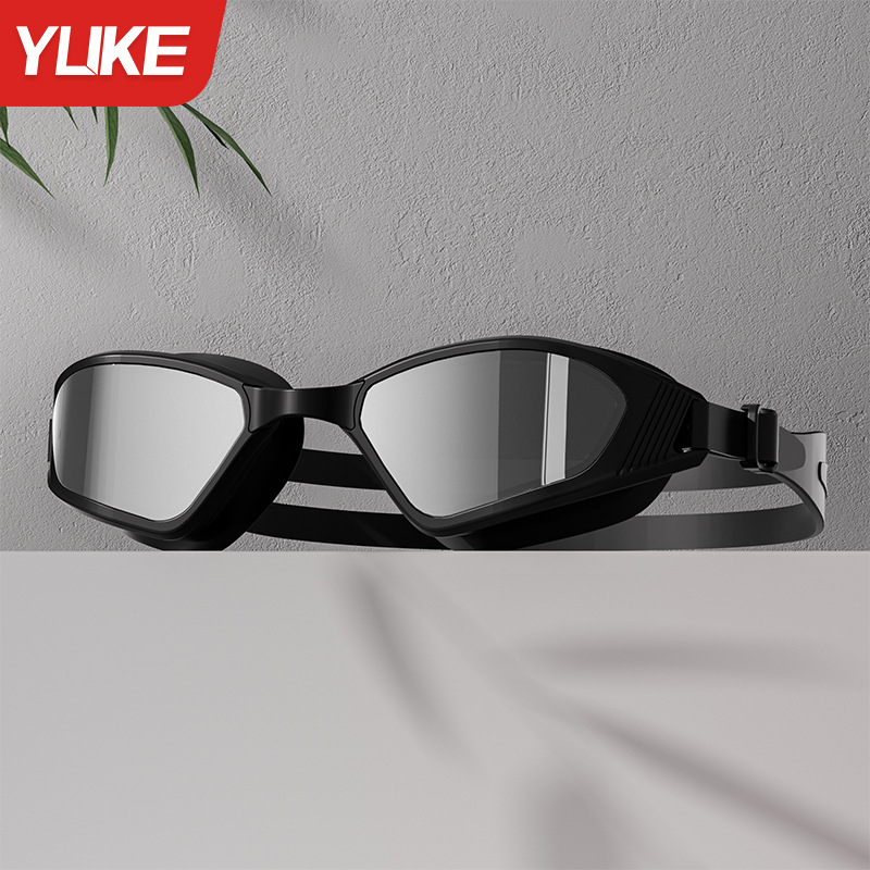 Set de Gafas de Natación de Policarbonato, Impermeable y Antiempañante