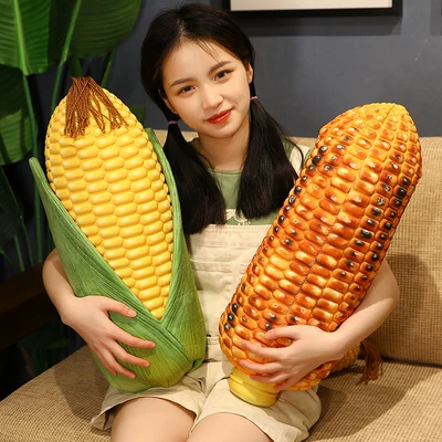 Simulation corn and vegetable plush toy pillow sleeping pillow Internet celebrity photo props home backrest cushion pillow