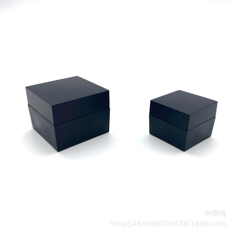 爆款5g10g15g亚克力瓶30ml磨砂黑瓶四方瓶膏霜面霜化妆品甲油胶瓶
