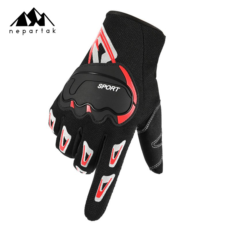 Nuevos guantes deportivos masculinos primavera y otoño deportes al aire libre antideslizante desgaste ciclismo guantes de entrenamiento de fitness