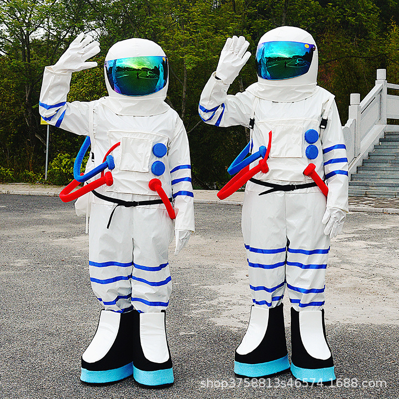 宇航服太空服人偶服装航天员表演舞台演出活动道具儿童成人玩偶服