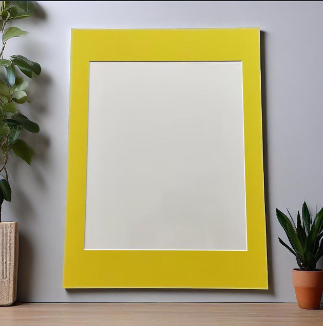 Paper Picture Frame Studio School Art Exhibition Wholesale Various Colors Available Inner Core Board Paper Cardboard Photo Frame
