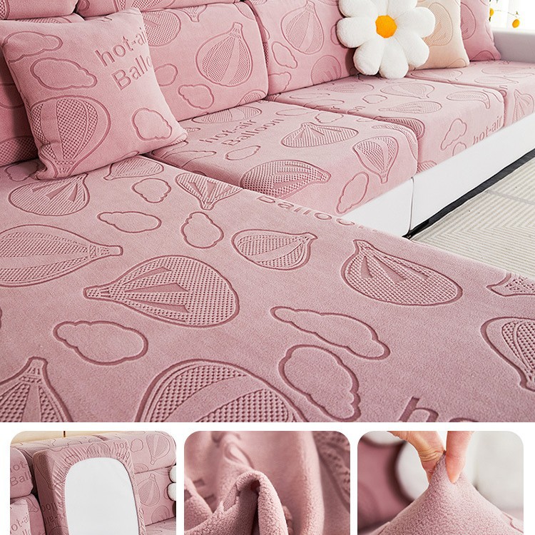 2023 nueva cubierta elástica del sofá cubierta trasera todo incluido cuatro estaciones universal antideslizante sofá cojín cubierta Toalla de tela cojín