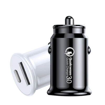 car mobile phone charger dual | Mobil şarj cihazları - qc30pd30w-mini-black