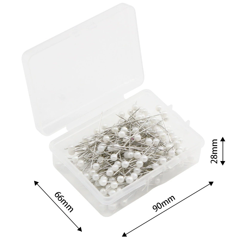 200 шт./Кор. Белая жемчужная игла 38 мм свадебное платье фиксированная игла цветок декоративная игла позиционирование иглы ювелирные изделия ручной работы игла из бисера