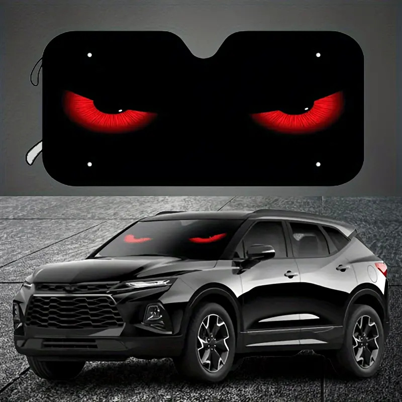 Cross-Border Hot-Selling Front Windshield Heat-Insulating Sunshade Car Universal Aluminum Foil Sunshade Easy to Install and Store