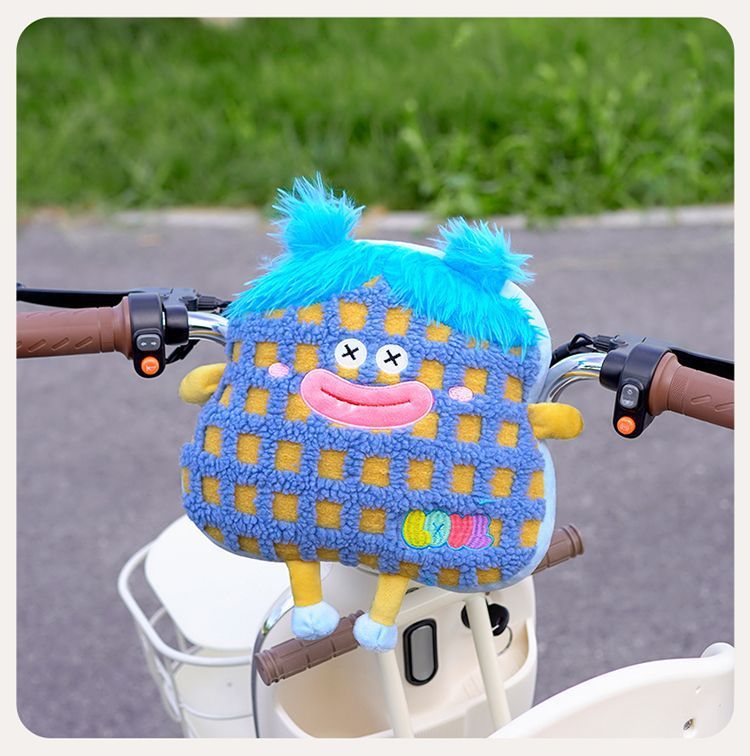 Cartoon Monster-Shaped Anti-Collision Pad for Electric Vehicles, Cute and Adorable, a Travel Essential for Protecting Baby's Head, Suitable for All Seasons