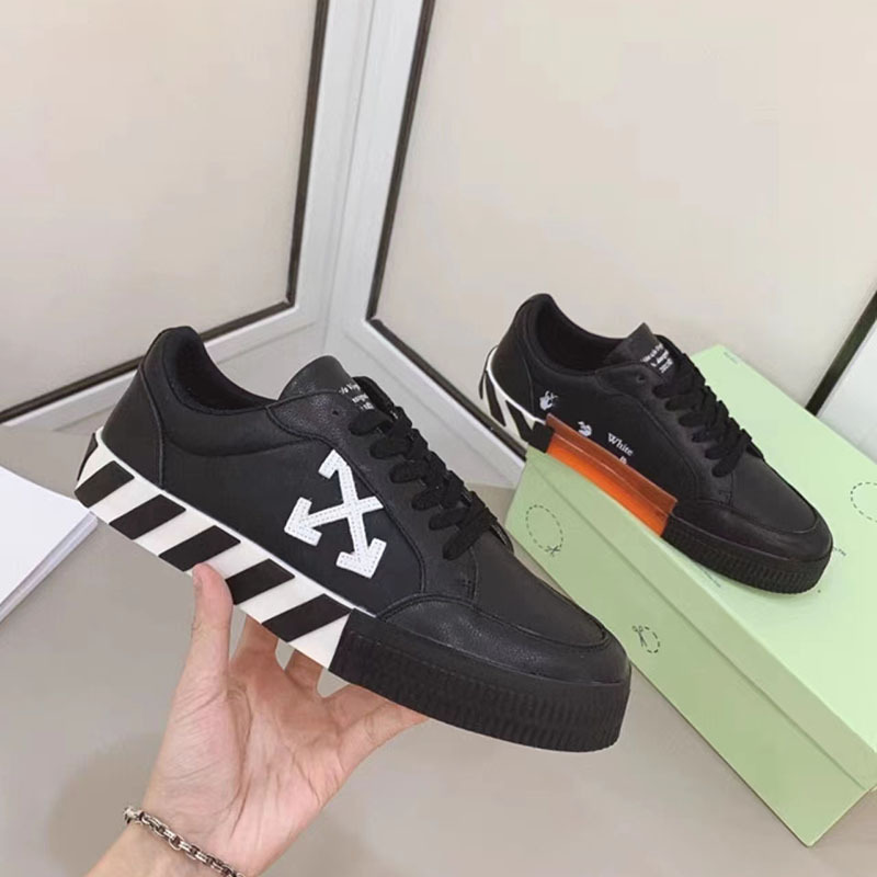 Comercio exterior nueva flecha cruzada zapatos blancos zapatos de hombre y mujer verano transpirable cuero genuino fondo grueso todo partido bajo tablero superior zapatos pareja