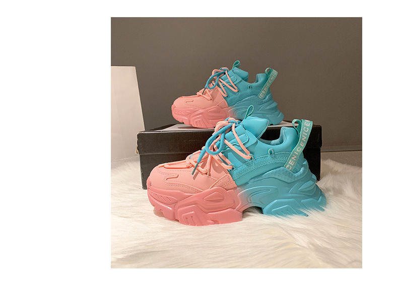 Vrouwen Chunky Sneakers Dikke Bodem Platform Vulcaniseer Schoenen Mode Ademend Casual Running Schoen Voor Vrouw Vrouwelijke