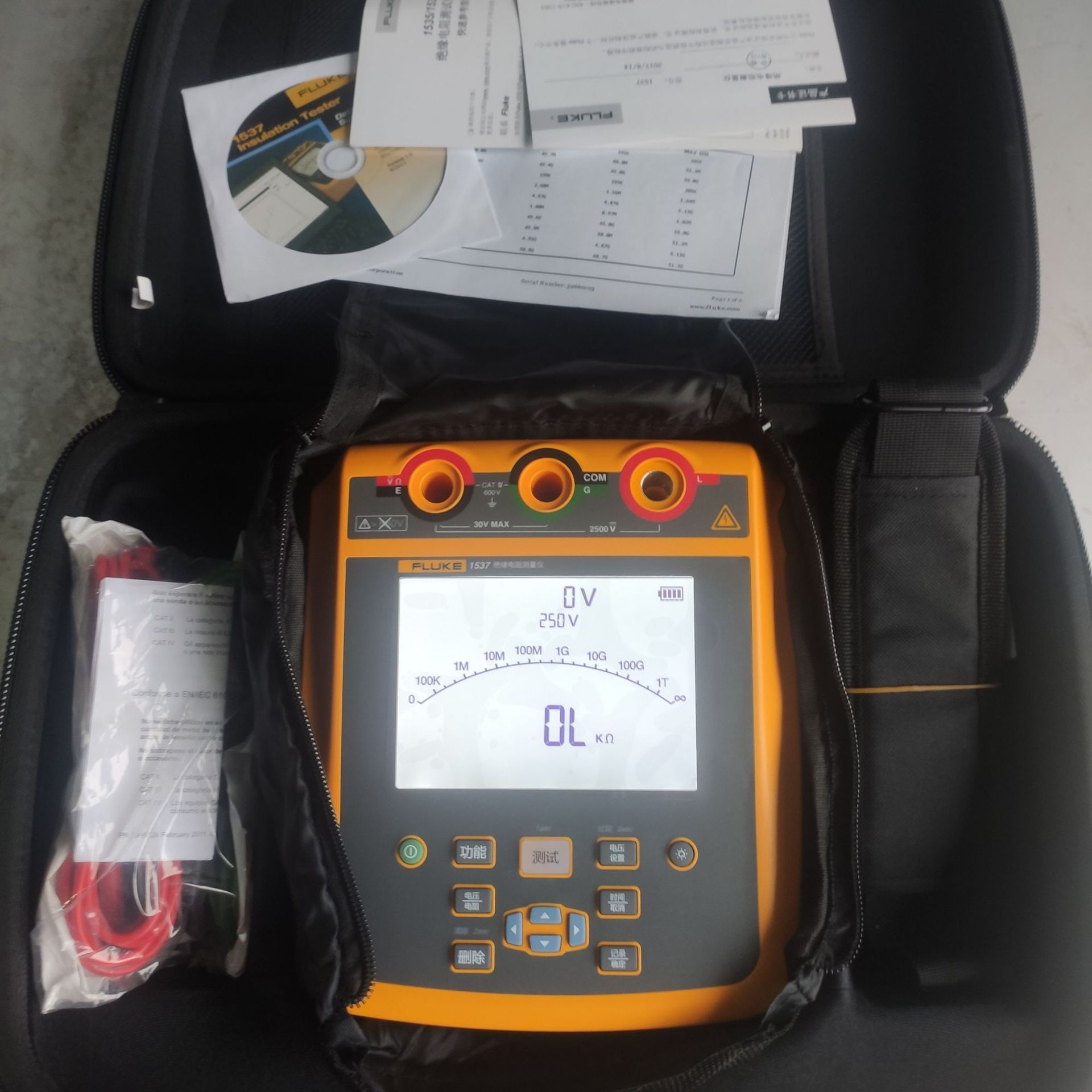 FLUKE 1537出售 美国FLUKE福禄克绝缘电阻测量仪 议价