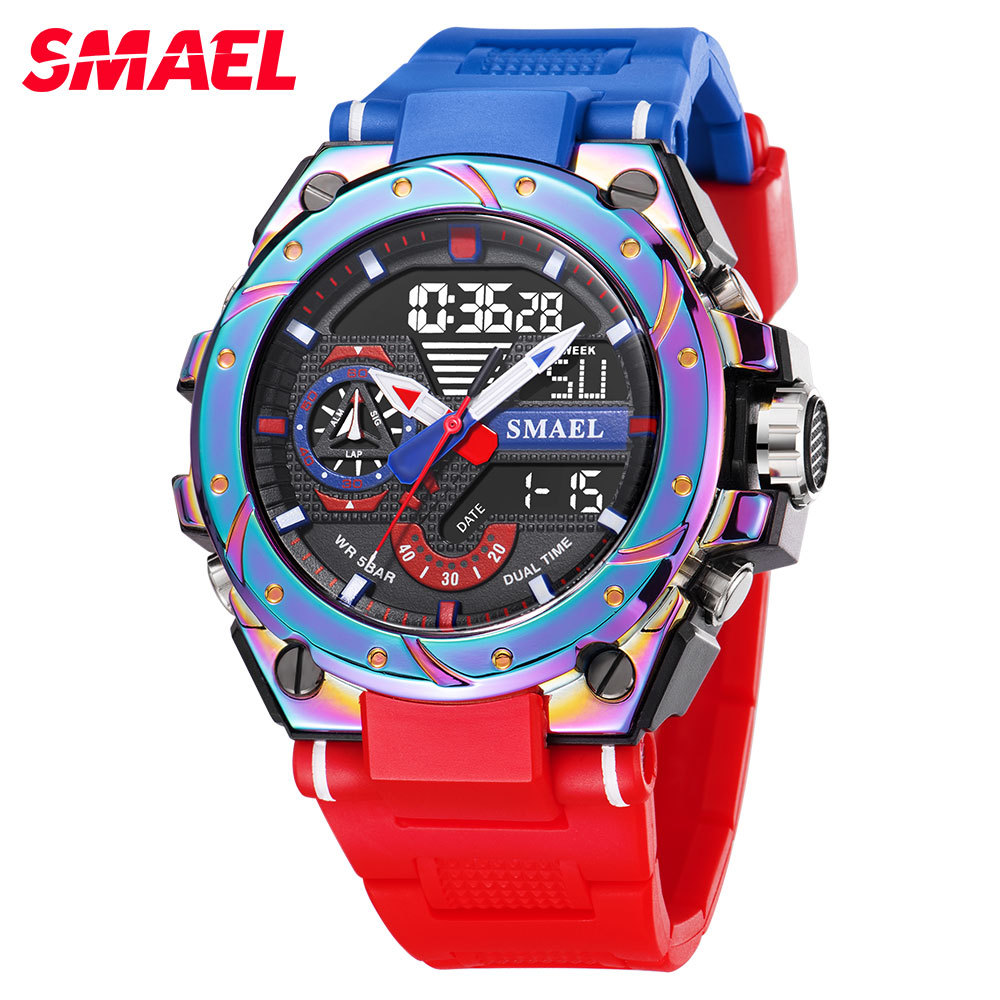 SMAEL Smair 8060 personalidad fresca impermeable deportes aleación reloj de los hombres transfronteriza e-commerce reloj electrónico
