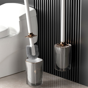Light Luxury Toilet Brush Long Handle Dead Angle-removing Bathroom Multi-functional Household Wall-mounted Toilet Wall-mounted Toilet Brush