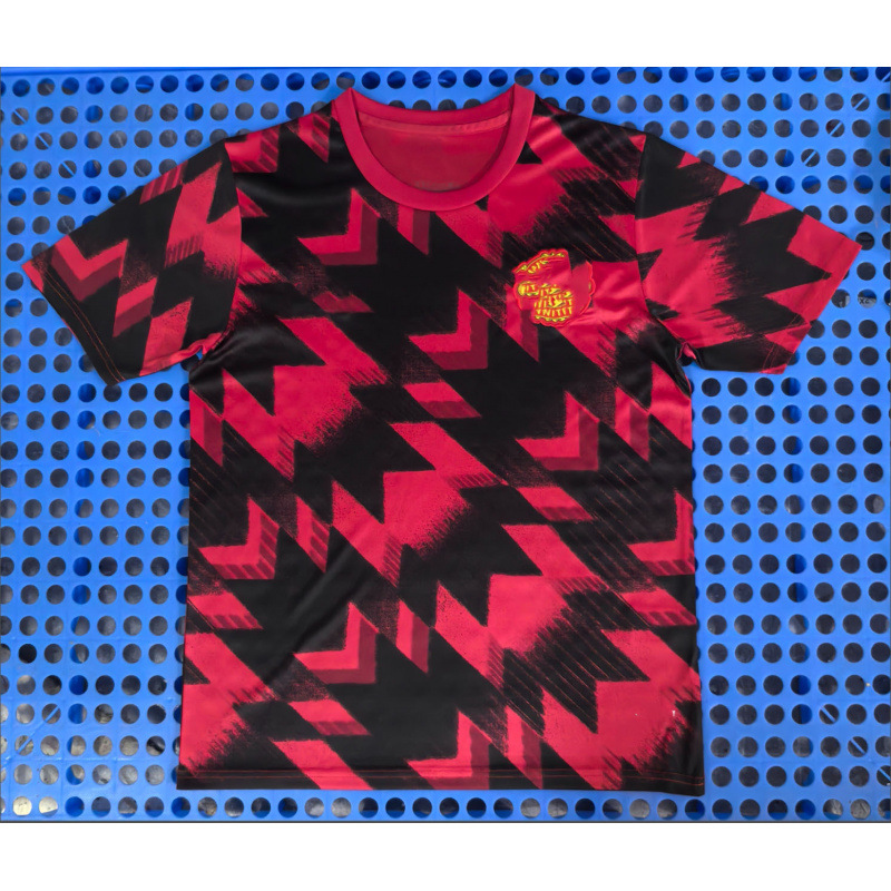 25-26 맨체스터 유나이티드 빨간색과 검은색 트레이닝 유니폼