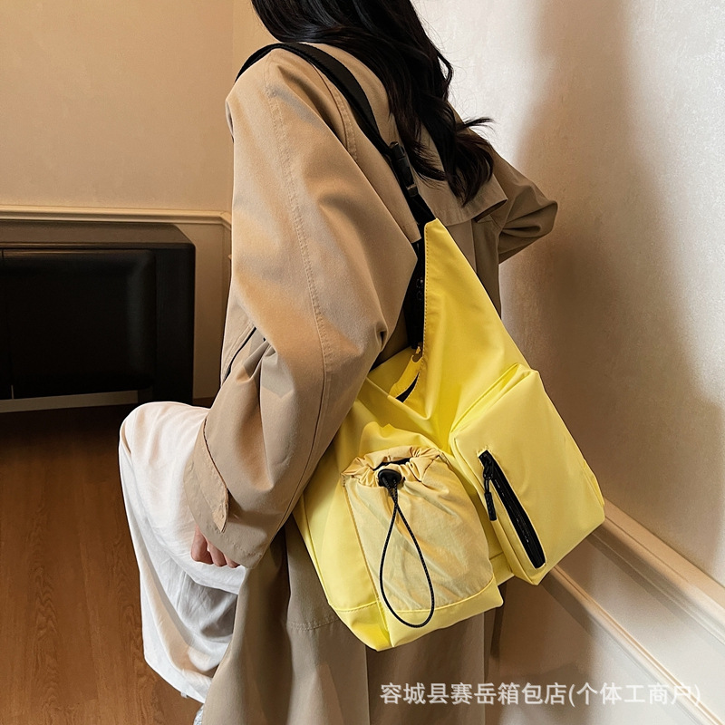 MY大容量休闲托特包健身斜挎包轻便防水多口原创设计肩包时尚潮流|undefined