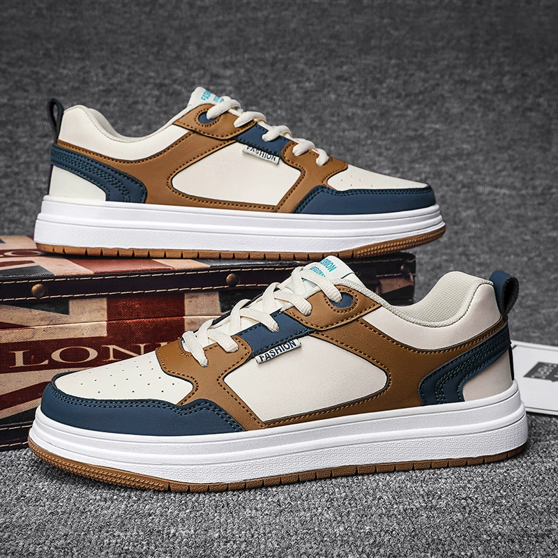 Кроссовки большого размера 47 ярдов молодежная спортивная обувь низкого уровня 46 модная кожаная повседневная мужская обувь 45 Amazon