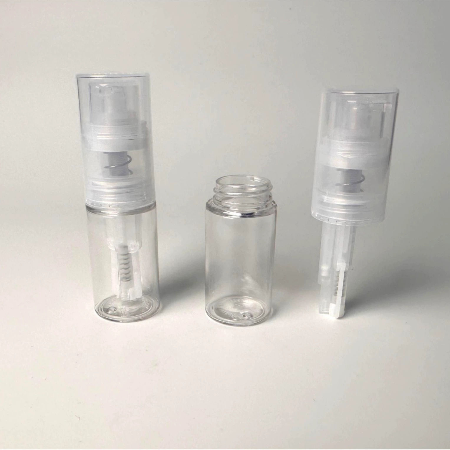 14/18/25ml Нажмите на порошок муки порошок розлива бутылка распылитель порошка присыпки бутылка