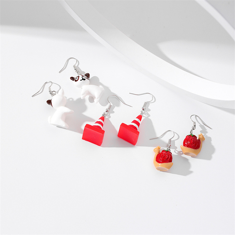 Fashion Animal Arylic Women's Drop Earrings 1 Pair display picture 4