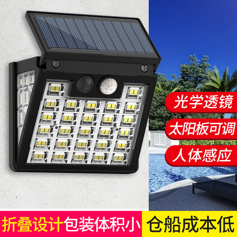 Factory supply LED solar wall light home solar garden light outdoor light waterproof human body induction wall light Factory supply LED solar wall light home solar garden light outdoor light waterproof human body induction wall light