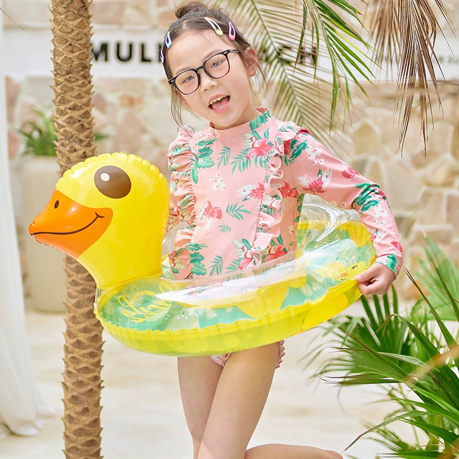 B.Duck, inflatable swimming ring, increased thickness