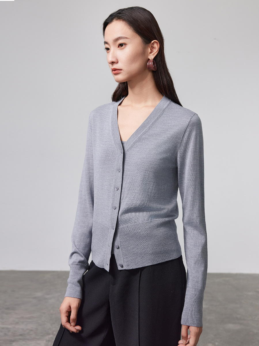 Autumn woolen fashionable cardigan