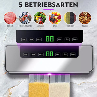 Cross-border vacuum packaging machine household vacuum machine full-automatic dry and wet dual-use small compression preservation artifact evacuation machine