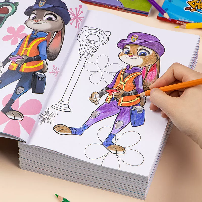 Disney, книга с иллюстрациями для раннего возраста, раскраска, «Холодное сердце»