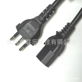 英国巴西美国韩国三插品尾插头线电脑家用电器电源线3芯纯铜4.5米