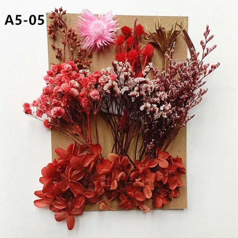 Materials set, postcard flower-shaped, handmade, bouquet, wholesale