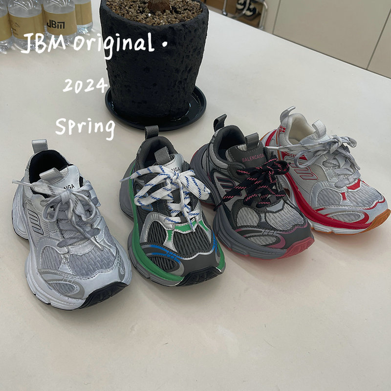 春夏新款兒童運動鞋巴黎老爹鞋2024春夏新款JBM超纖男女童跑步鞋