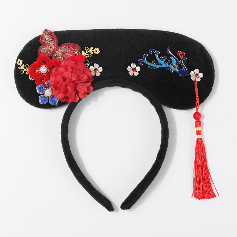 점취 봉황 머리띠