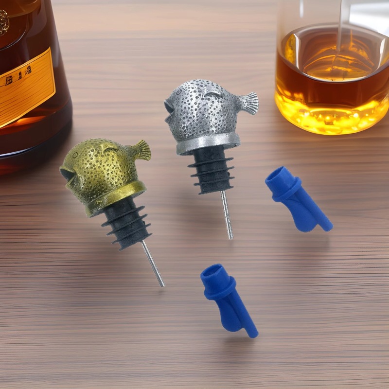 Metal wine dispenser