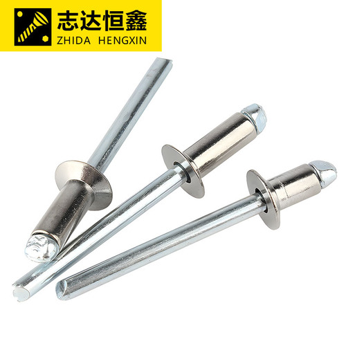 (Semi-steel) 304 stainless steel countersunk head blind rivets flat head blind rivets open type blind rivets Φ3-Φ5