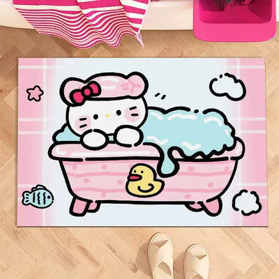 Absorbent Mat Foot Mat, Avtomobil döşəmə paspasları - katies-pink-bathtub-4060cm-new-diatom-mud