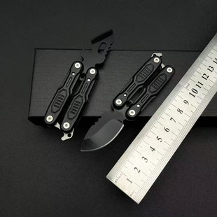 Cross-border supply outdoor small straight knife wilderness survival stainless steel creative knife survival knife self-defense with K sheath generation hair
