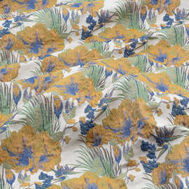 浮雕提花布双面3D立体廓形油画艺术面料高DIY花束包装定春夏布料