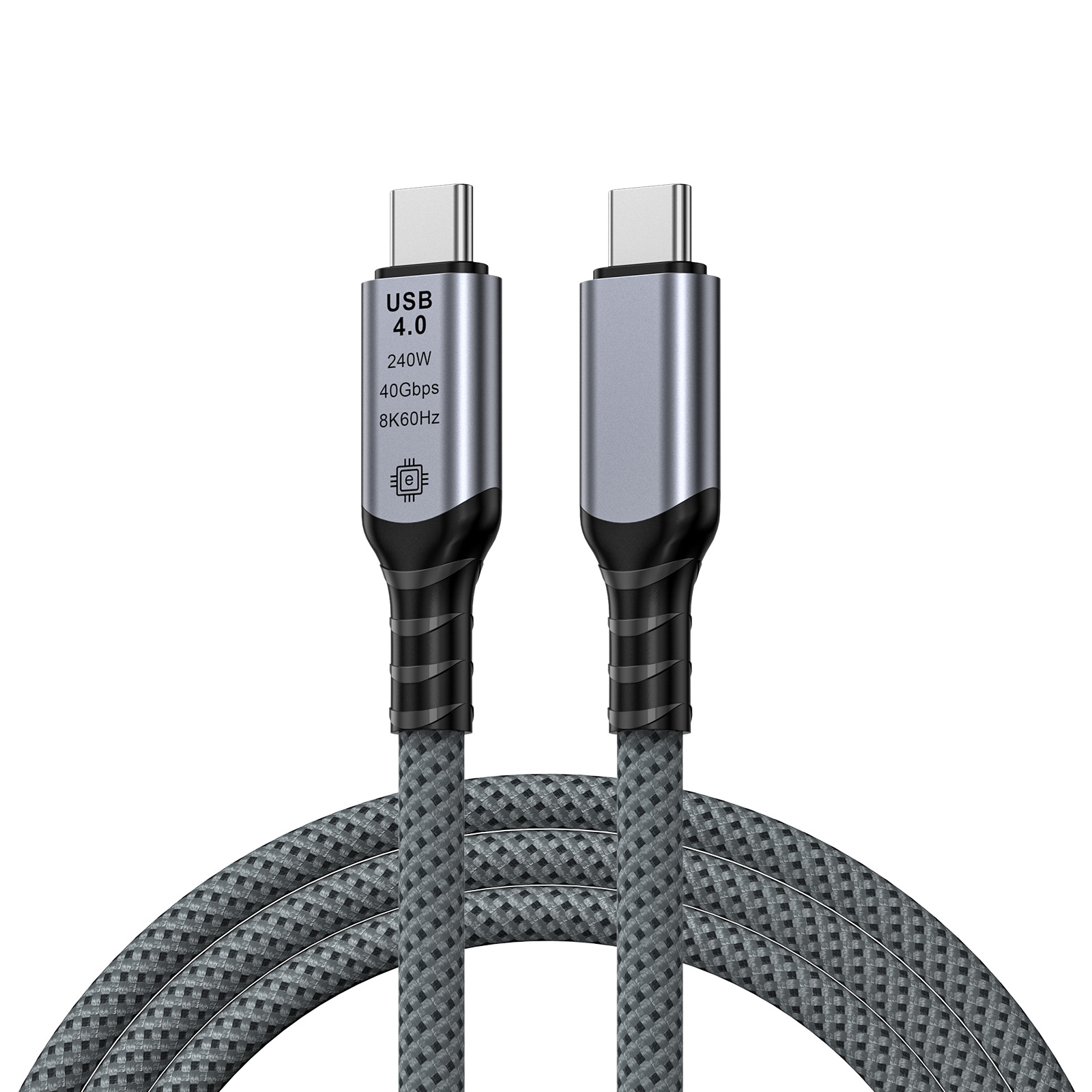Type-c全機能USB4.0データケーブル40gbps伝送8k 60hz PD240W急速充電互換雷3/4