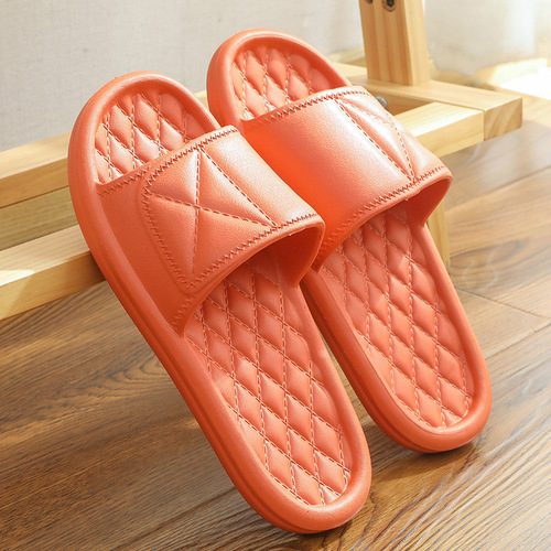 Slippers Wholesale Summer New Style Sandals Women's Indoor Solid Color Home Deodorant Bathroom Anti-Slip Bathing Household Slippers