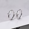 Small design advanced brand earrings, 2022 collection, high-quality style