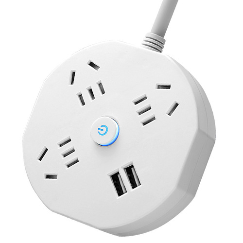 Desktop porous multi-functional USB household plug-in board smart plug-in socket extension cord terminal board plug-in board