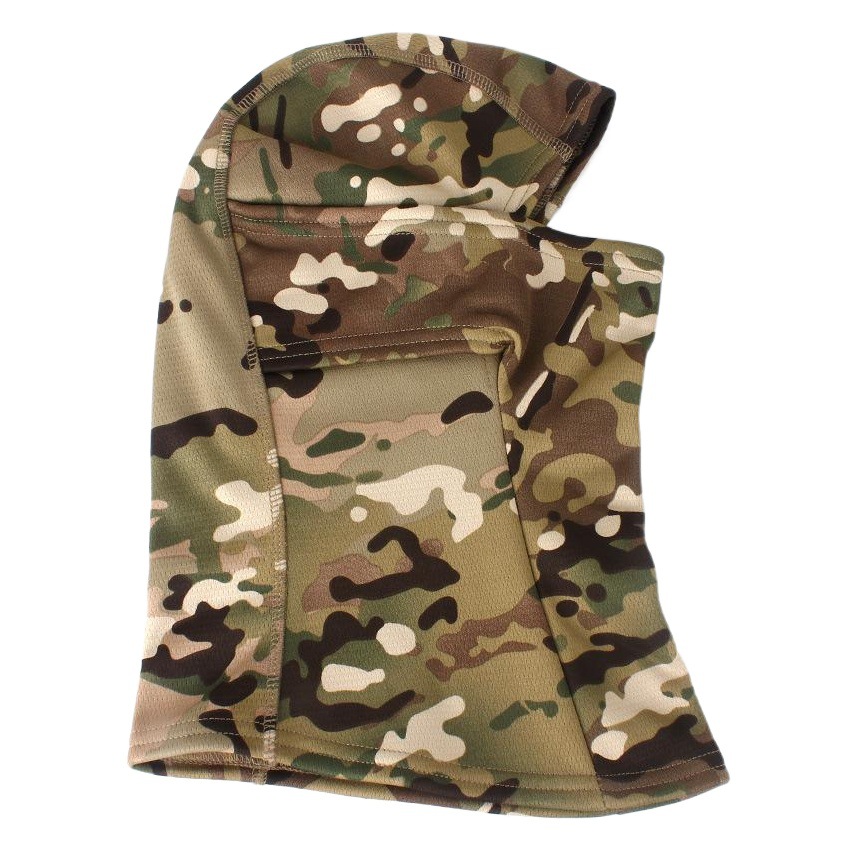 Outdoor mountaineering hiking winter thick fleece mask tactical protective riding warm windproof single hole Hood