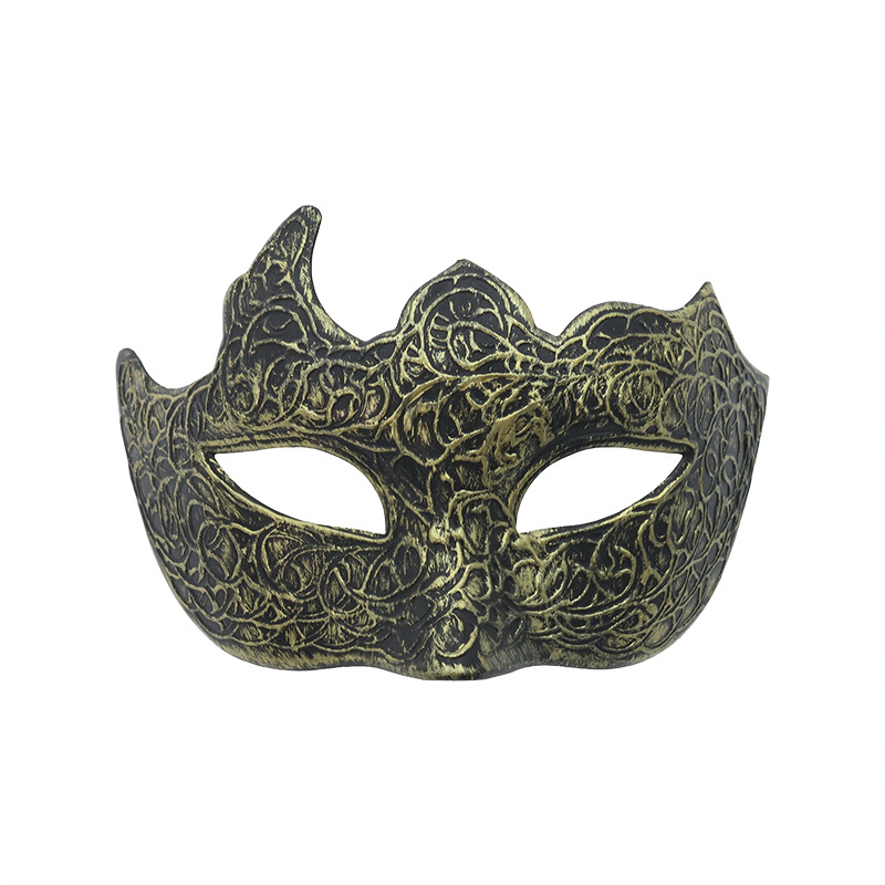 Amazon ventas calientes retro mitad cara máscara de jazz Halloween carnaval máscara decoración de fiesta