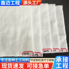 现货直发聚酯长丝土工布反渗隔离养护滤水保湿无纺阻燃无纺土工布