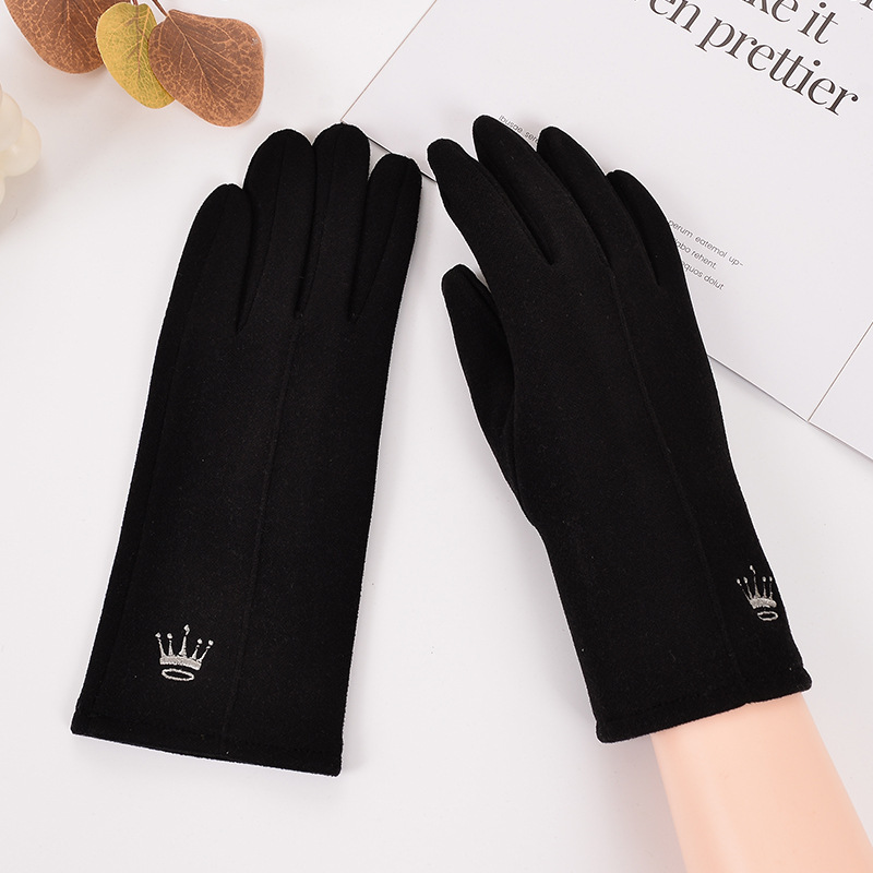 Nuevas guantes de terciopelo de conejo, terciopelo alemán cálido, engrosados, compatibles con pantallas táctiles para ciclismo, resistentes al viento, impermeables, guantes de ciclismo de invierno para mujeres y hombres, venta al por mayor.